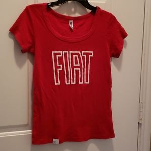 Fiat 500C bright red Tee